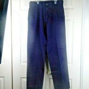 Red Kap Navy Blue Cotton Pants 32 X 34U